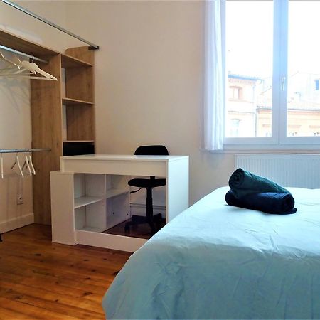 Chambre Privee Et Spacieuse Au Sein D'Un Logement Partage - Central, Quartier Villebourbon - 3 Chambres Doubles - 2 Balcons - Places De Stationnements Gratuites - 5 Min A Pied Gare Et Hypercentre Montauban Eksteriør bilde