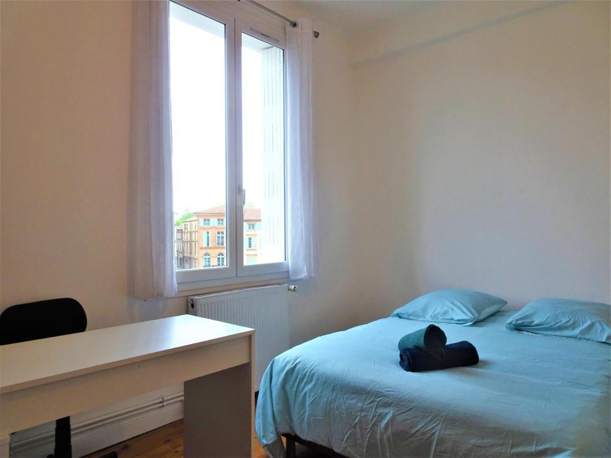 Chambre Privee Et Spacieuse Au Sein D'Un Logement Partage - Central, Quartier Villebourbon - 3 Chambres Doubles - 2 Balcons - Places De Stationnements Gratuites - 5 Min A Pied Gare Et Hypercentre Montauban Eksteriør bilde
