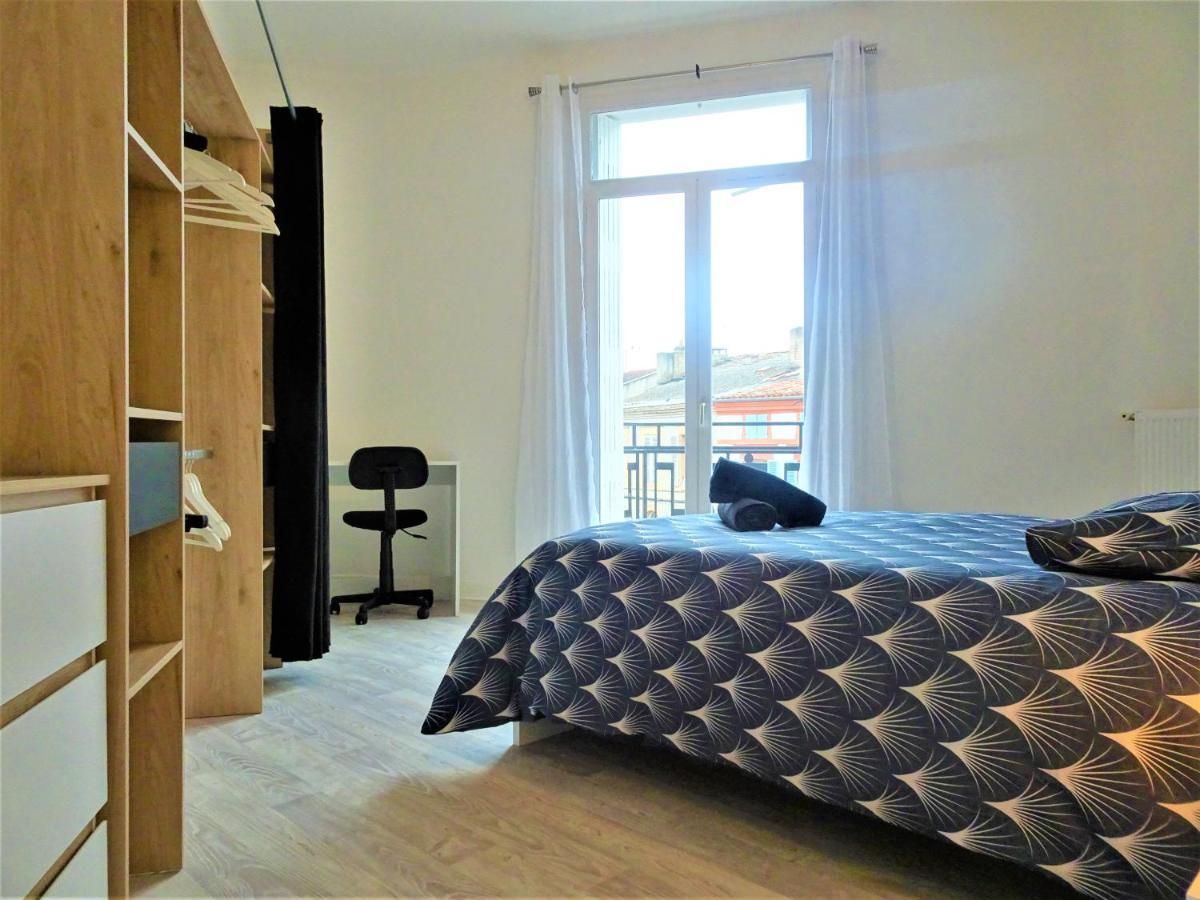 Chambre Privee Et Spacieuse Au Sein D'Un Logement Partage - Central, Quartier Villebourbon - 3 Chambres Doubles - 2 Balcons - Places De Stationnements Gratuites - 5 Min A Pied Gare Et Hypercentre Montauban Eksteriør bilde